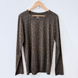 Majestic Filatures Cashmere Women's Size 5 XL Deluxe T-Shirt Top Soft Stretch LS